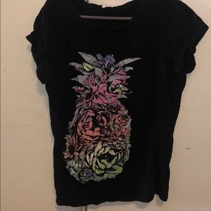 Kids short sleeve black top size M 7/8